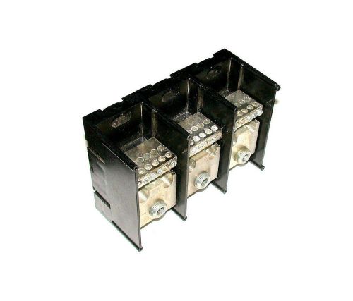 Ferraz shawmut 3-pole power distribution terminal block model  68083 for sale