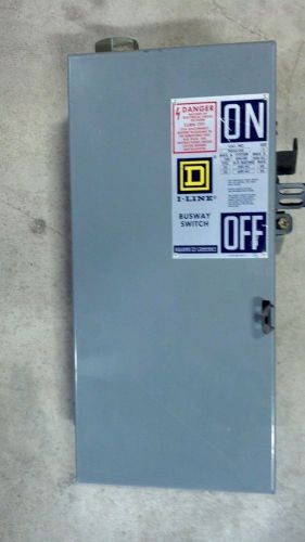 Used Square D PQ3610G Ser. 4 Busway Plug Fusible 3P3W 100A 600V
