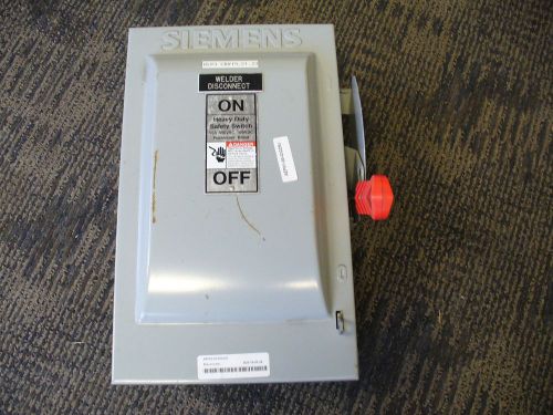 Siemens Fusible Heavy Duty Safety Switch, HF362