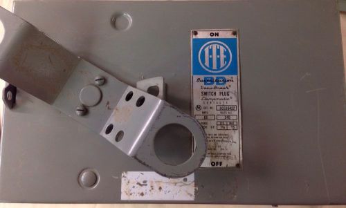 Ite bos16422, 60 amp, 240 volt , 4 wire, fused, bus plug. fuses included for sale