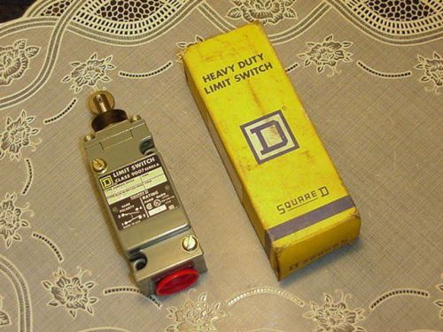Square d 9007 c54d heavy duty limit switch with roller head new in box! for sale