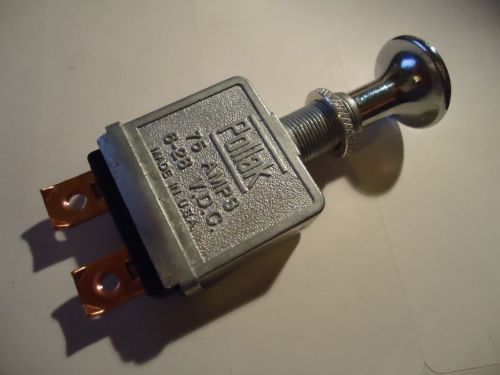 Push-pull pollak switch - heavy duty 75 amps 6-28 v.d.c. made in usa for sale
