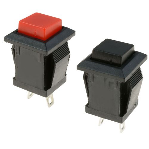Square momentary off(on) push button switch spst for sale