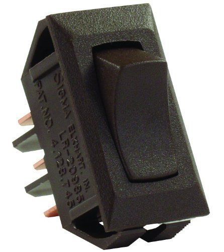 Jr products 12645 brown spdt on/on switch for sale