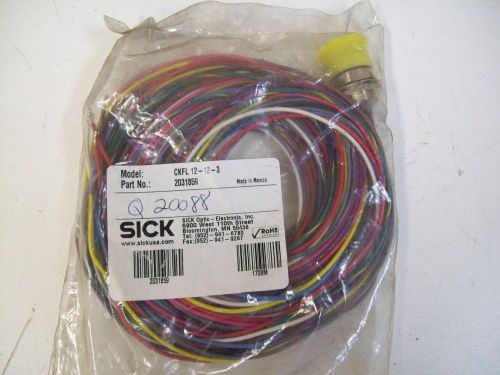 SICK OPTIC 2031859 CABLE W/RECEPTACLE 8 PIN FEMALE - NEW - FREE SHIPPING!!