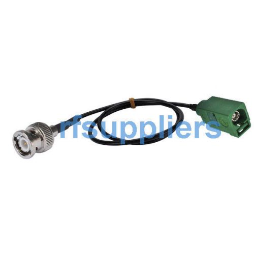 Fakra e female (socket)to bnc male (plug) coax rg174 rf assembly 10-50cm for sale