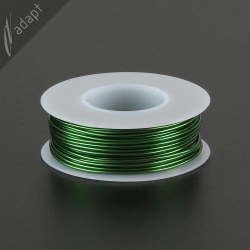 Magnet Wire, Enameled Copper, Green, 18 AWG (gauge), 155C, ~1/4 lb, 50 ft