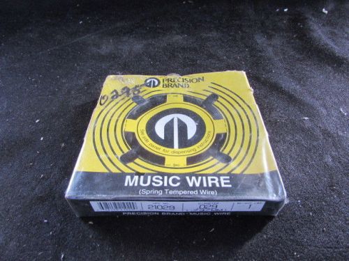 Precision brand 21029 music wire .029 diameter ***nib*** for sale