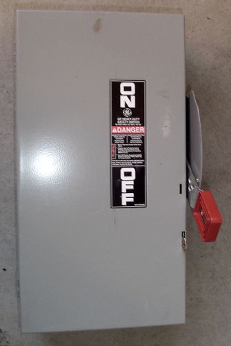 NEW~GE THN3362 Non-Fusible 60amp 3-Pole Heavy Duty Safety Switch, Type-TH