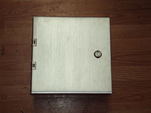 HAMMOND 2S 1212 6 STAINLESS ELECTRICAL TYPE 4X, 4 &amp; 12 ENCLOSURE  12&#034; X 12&#034; X 7&#034;