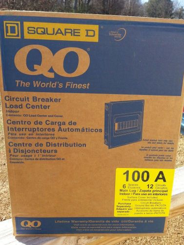 Square D QO612L100S Indoor Load center