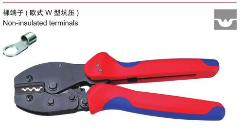 1.0-16mm2 AWG20-5 W type Non-insulated terminals Ratchet Crimping plier Tool