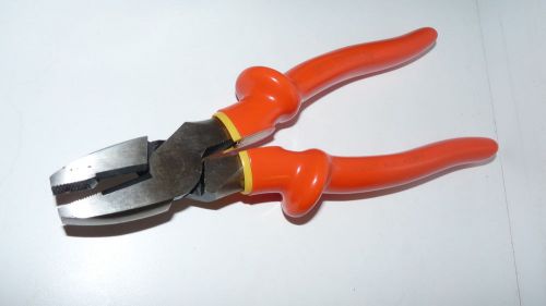 Cementex  9&#034; New England Style Linesman&#039;s Plier Double Insulated NEW