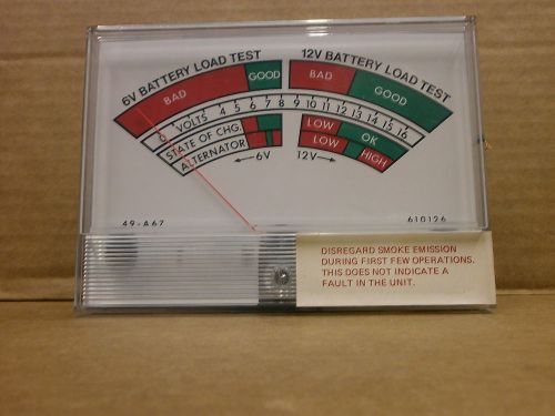 Meter # 610126 for associated battery load tester 6030 for sale