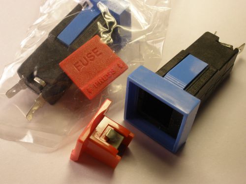 ( 2 pc. ) littelfuse 348 series square fuse holder for 3ag, agc, mdl, abc for sale