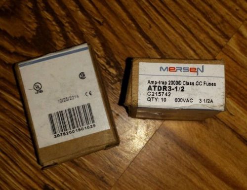 Mersen ATDR3-1/2 Small Dimension Fuses box of 10