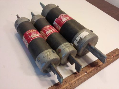 Bussmann fusetron frs-r-125 125 amp fuses class 600 volts vintage 250 panel used for sale