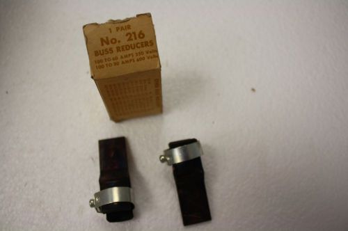 Bussmann 216 pair of fuse reducers 12 pair for sale