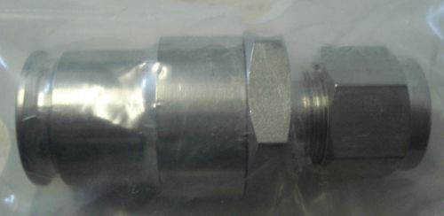 Parker nss-372-6ma nss series nipple,ss,non-spill 3/8in a-lok port end,quick cnt for sale