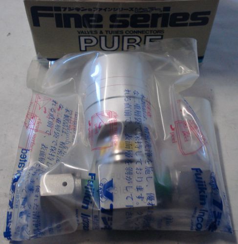Fujikin fpr-uddf-71-6.35-2-316lp valve,diaphragm-air operated,1/4in mace vcr for sale