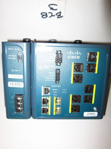 Cisco ie 3000 switch (ie-3000-8tc) and expansion power module for sale