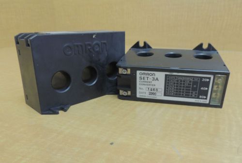 New Omron Current Converter SET-3A 1960