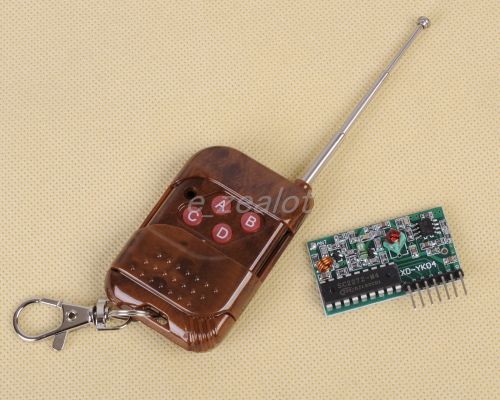 Ic2262/2272 4 channel 4 key wireless remote control kits for sale