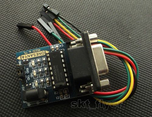 Max232 rs232 com serial to ttl converter module board new for sale