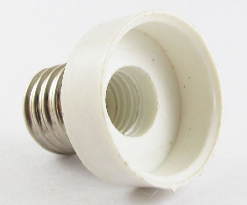 1pc e17 male to e11 female socket base led halogen cfl light bulb lamp adapter for sale