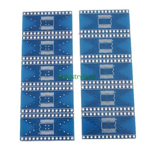 10x SSOP28 to DIP28 0.65mm Pitch Adapter Transfer Board PCB SMD GBW