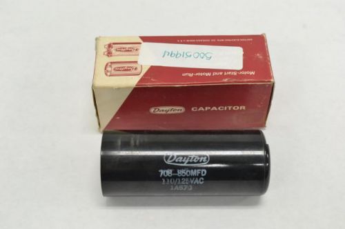 New dayton 708-850mfd 110/125v-ac capacitor b236222 for sale