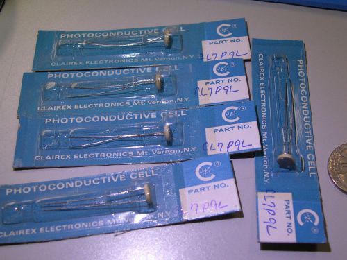 Clairex CL7P9L PHOTOCONDUCTIVE CELL NEW NIB LOT QTY: 5