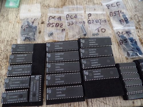 75  IC,S  PAL16V8 PCF84C21 PCD3311 PCF8577 ++   13 DIFFERENT SEE DISCRIPTION