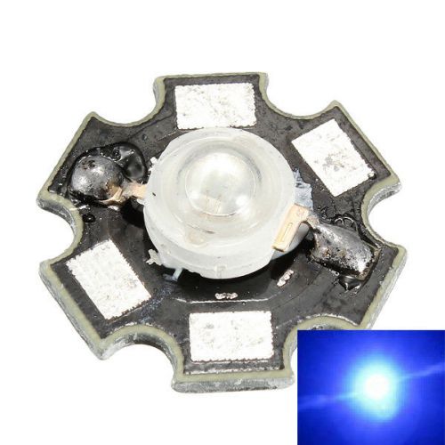 10pcs 3w royal blue led light emitter power 700ma 450-455nm with 20mm star pcb for sale