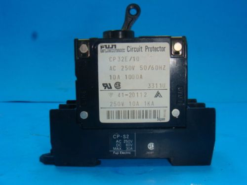 Fuji Circuit Protector CP32E/10 CIRCUIT PROTECTOR 10A 2POLE NNB