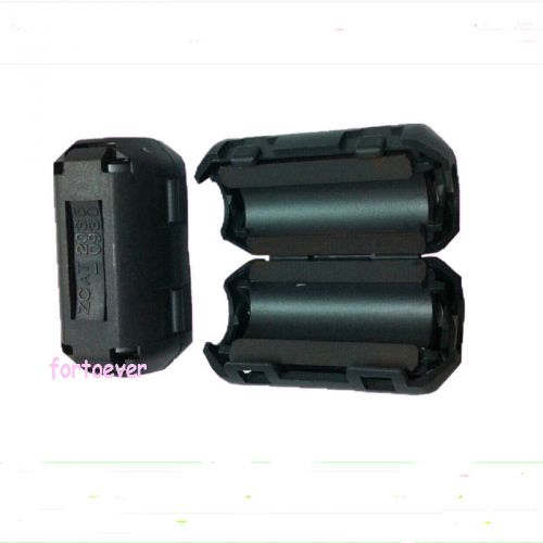 11mm new black 10pcs tdk clip-on rfi emi filter snap around ferrite for sale