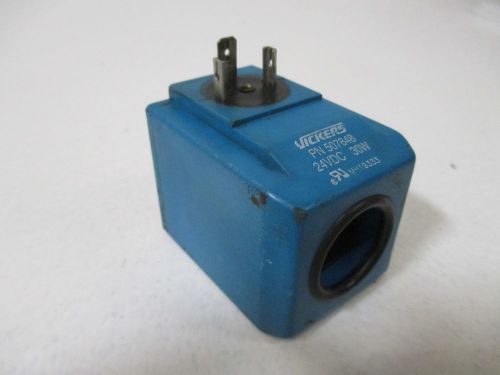 VICKERS 507848 COIL 24VDC 30W *USED*