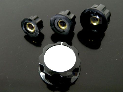 50pcs A1 6mm Knob Cap Hole Dia Knurled for Rotary Potentiometer New