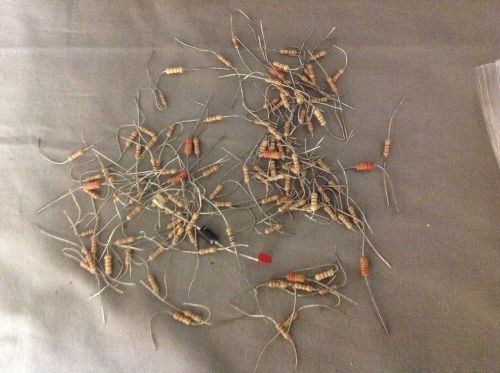 Huge lot of mixed up Resistors mainly security system pieces