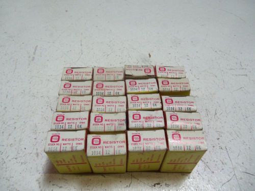 LOT OF 20 OHMITE 1034 RESISTOR *NEW IN BOX*