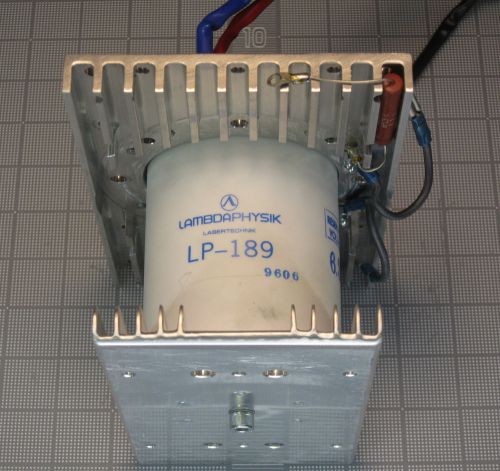 Lambda physik lp-189 hydrogen thyratron with heat sinks laser lambdaphysik for sale