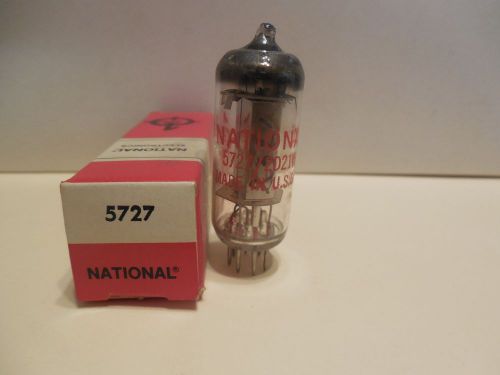National 5727 7 pin vacuum electron tube new for sale