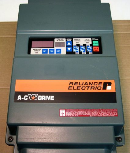 Reliance electric ac vs drive gp-2000 2gu42005 5hp 460v 3 phase for sale