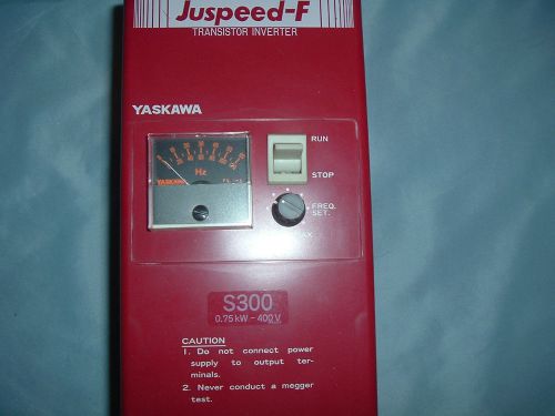 yaskawa juspeed-f s300 transistor inverter drive 0.75kw