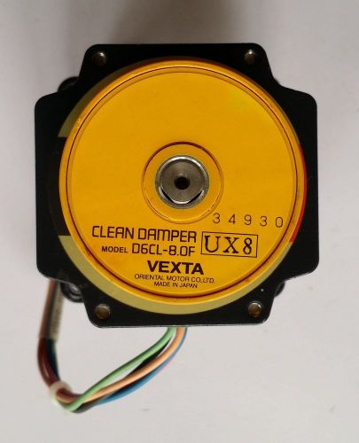 Vexta ux8, 5 phase stepping motor clean damper d6cl-8.0f for sale