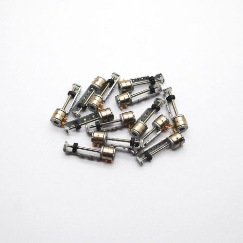 10pcs sanyo 3-5v dc 4 wire 2 phase micro stepper motor d6mm with slide table for sale
