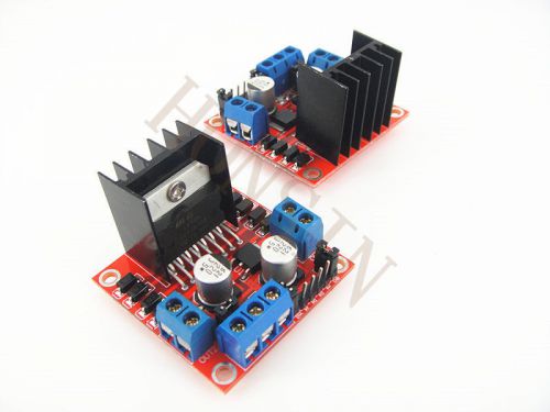 2 x Dual H bridge motor driver module  L298N motor driver board module  Arduino