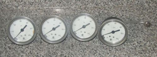 Usg 0-60 psi   gage  gauge lot of four- # 37325 for sale