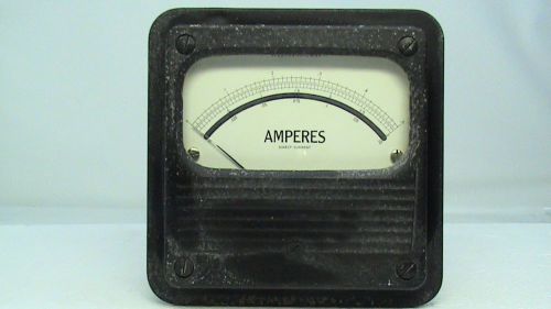 Vintage amperes gauge direct current industrial instrument steampunk gauge for sale