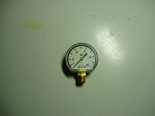 Used usg 0-100 psi pressure gauge gage # 16101  made in usa for sale